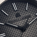  Shop Authentic Maurice Lacroix Aikon Automatic Gunmetal Dial Black Rubber Strap Watch For Men - AI6008-PVB00-330-2 - Luxxuri
