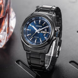  Shop Authentic Citizen Eco Drive Blue Dial Black Steel Strap Watch For Men - AW0024-58LB - Luxxuri