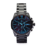  Shop Authentic Diesel Mega Chief Black Dial Black Steel Strap Watch For Men - DZ4318 - Luxxuri