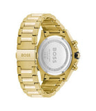  Shop Authentic Hugo Boss Globetrotter Chronograph Black Dial Gold Steel Strap Watch for Men - 1513932 - Luxxuri