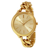  Shop Authentic Michael Kors Runway Gold Dial Gold Steel Strap Watch for Women - MK3222 - Luxxuri