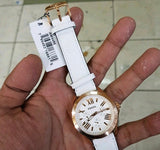  Shop Authentic Fossil Cecile White Dial White Leather Strap Watch for Women - AM4486 - Luxxuri