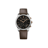  Shop Authentic Hugo Boss Time One Black Dial Brown Leather Strap Watch for Men - 1513448 - Luxxuri