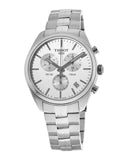  Shop Authentic Tissot T Classic PR 100 Chronograph Silver Dial Silver Steel Strap Watch For Men - T101.417.11.031.00 - Luxxuri