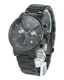  Shop Authentic Tommy Hilfiger Evan Chronograph Quartz Black Dial Black Steel Strap Watch For Men - 1710410 - Luxxuri