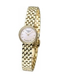  Shop Authentic Tissot T-Lady Lovely Mother of Pearl Dial Gold Steel Strap Watch For Women - T058.009.63.116.00 - Luxxuri