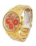  Shop Authentic Guess Mini Sunrise Quartz Analog Orange Dial Gold Steel Strap Watch For Women - W0448L7 - Luxxuri