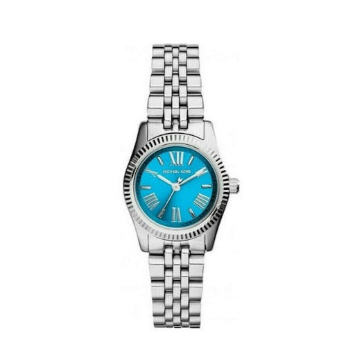  Shop Authentic Michael Kors Lexington Quartz Blue Dial Silver Steel Strap Watch For Women - MK3328 - Luxxuri