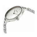  Shop Authentic Calvin Klein Graphic White Dial Silver Steel Strap Watch for Women - K7E23146 - Luxxuri
