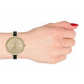  Shop Authentic Michael Kors Jaryn Quartz Gold Dial Black Steel Strap Watch For Women - MK4544 - Luxxuri