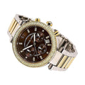  Shop Authentic Michael Kors Parker Chronograph Brown Dial Two Tone Steel Strap Watch for Women - MK6118 - Luxxuri