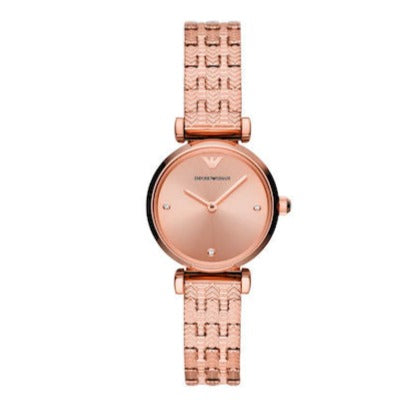  Shop Authentic Emporio Armani Gianni T Bar Quartz Rose Gold Dial Rose Gold Steel Strap Watch For Women - AR11342 - Luxxuri