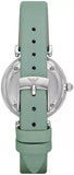  Shop Authentic Emporio Armani Gianni T Bar Mother Of Pearl Blue Dial Blue Leather Strap Watch For Women - AR1959 - Luxxuri