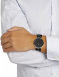  Shop Authentic Daniel Wellington Classic Reading Black Dial Black Leather Strap Watch For Women - DW00100141 - Luxxuri