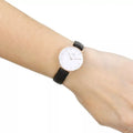 Shop Authentic Daniel Wellington Classic Petite Reading White Dial Black Leather Strap Watch For Women - DW00100229 - Luxxuri