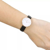  Shop Authentic Daniel Wellington Classic Petite Reading White Dial Black Leather Strap Watch For Women - DW00100229 - Luxxuri