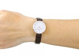  Shop Authentic Daniel Wellington Classic Petite York White Dial Brown Leather Strap Watch For Women - DW00100232 - Luxxuri