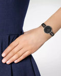  Shop Authentic Daniel Wellington Classic Petite York Black Dial Brown Leather Strap Watch For Women - DW00100238 - Luxxuri