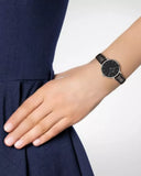  Shop Authentic Daniel Wellington Classic Petite York Black Dial Brown Leather Strap Watch For Women - DW00100238 - Luxxuri