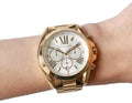  Shop Authentic Michael Kors Bradshaw Chronograph White Dial Gold Steel Strap Watch For Women - MK6266 - Luxxuri
