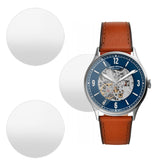  Shop Authentic Fossil Forrester Luggage Automatic Skeleton Blue Dial Brown Leather Strap Watch for Men - ME3179 - Luxxuri