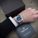  Shop Authentic Tag Heuer Formula 1 Calibre 6 Automatic Blue Dial Silver Steel Strap Watch for Men - WAZ2014.BA0842 - Luxxuri