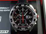  Shop Authentic Tag Heuer Formula 1 Mario Kart Chronograph Black Dial Black Leather Strap Watch for Men - CAZ201E.FC6517 - Luxxuri