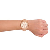  Shop Authentic Fossil Cecile Rose Gold Dial Rose Gold Steel Strap Watch for Women - AM4483 - Luxxuri