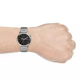  Shop Authentic Fossil Goodwin Chronograph Black Dial Silver Steel Strap Watch for Men - FS5412 - Luxxuri