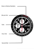  Shop Authentic Fossil Sport Tourer Chronograph Black Dial Silver Steel Strap Watch for Men - FS6045 - Luxxuri