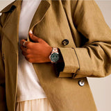  Shop Authentic Fossil Blue Dive Three Hand Green Dial Rose Gold Steel Strap Watch For Women - ES5371 - Luxxuri