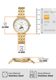  Shop Authentic Fossil Jacqueline Moonphase Mother of Pearl Dial Gold Steel Strap Watch for Women - ES5167 - Luxxuri