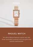  Shop Authentic Fossil Raquel Three Hand Date White Dial Rose Gold Steel Strap Watch For Women - ES5271 - Luxxuri