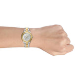  Shop Authentic Fossil Stella Sport Multifunction Silver Dial Two Tone Steel Strap Watch for Women - ES5107 - Luxxuri