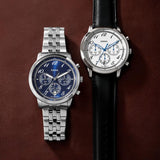  Shop Authentic Fossil Neutra Chronograph Blue Dial Silver Steel Strap Watch for Men - FS6025 - Luxxuri