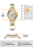  Shop Authentic Fossil Stella Sport Multifunction Silver Dial Two Tone Steel Strap Watch for Women - ES5107 - Luxxuri