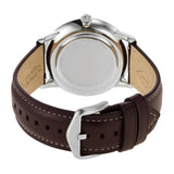  Shop Authentic Fossil Neutra Minimalist Moonphase Silver Dial Brown Leather Strap Watch for Men - FS5905 - Luxxuri