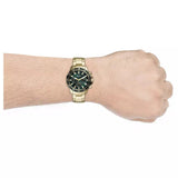  Shop Authentic Fossil Bannon Multifunction Chronograph Green Dial Gold Steel Strap Watch for Men - BQ2493 - Luxxuri
