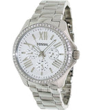  Shop Authentic Fossil Cecile Chronograph Silver Dial Silver Steel Strap Watch for Women - AM4481 - Luxxuri