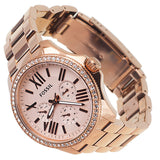  Shop Authentic Fossil Cecile Rose Gold Dial Rose Gold Steel Strap Watch for Women - AM4483 - Luxxuri