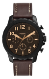  Shop Authentic Fossil Bowman Chronograph Brown Dial Brown Leather Strap Watch for Men - FS5601 - Luxxuri