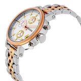  Shop Authentic Fossil Boyfriend Chronograph White Dial Two Tone Steel Strap Watch for Women - ES3840 - Luxxuri