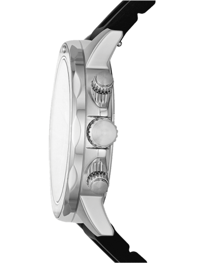  Shop Authentic Fossil Bannon Multifunction Black Dial Black Silicone Strap Watch for Men - BQ2494 - Luxxuri