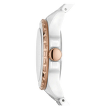  Shop Authentic Fossil FB-01 Analog White Dial White Ceramic Strap Watch for Women - CE1107 - Luxxuri