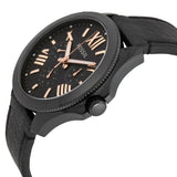  Shop Authentic Fossil Cecile Multifunction Black Dial Black Leather Strap Watch for Men - AM4523 - Luxxuri