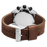  Shop Authentic Fossil Retro Traveler Chronograph White Dial Brown Leather Strap Watch for Men - CH2886 - Luxxuri