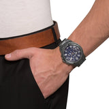  Shop Authentic Fossil Grant Chronograph Blue Dial Grey Steel Strap Watch for Men - FS4831 - Luxxuri