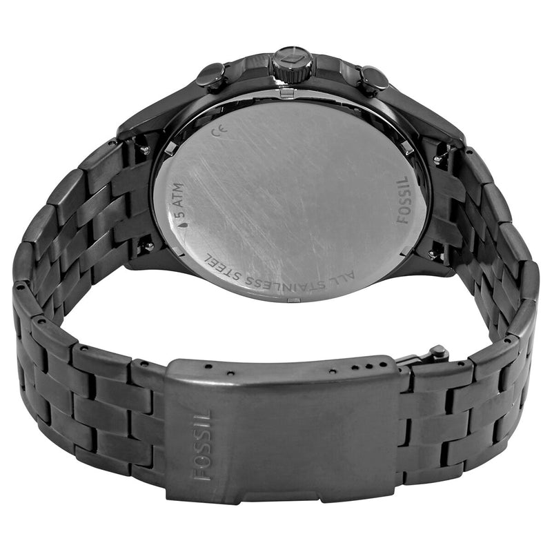  Shop Authentic Fossil Forrester Chronograph Black Dial Grey Steel Strap Watch for Men - FS5606 - Luxxuri