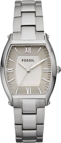  Shop Authentic Fossil Wallace Designer Silver Dial Silver Steel Strap Watch for Women - ES3057 - Luxxuri