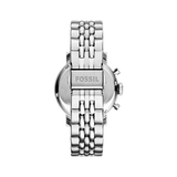  Shop Authentic Fossil Boyfriend Chronograph Silver Dial Silver Steel Strap Watch for Women - ES2198 - Luxxuri